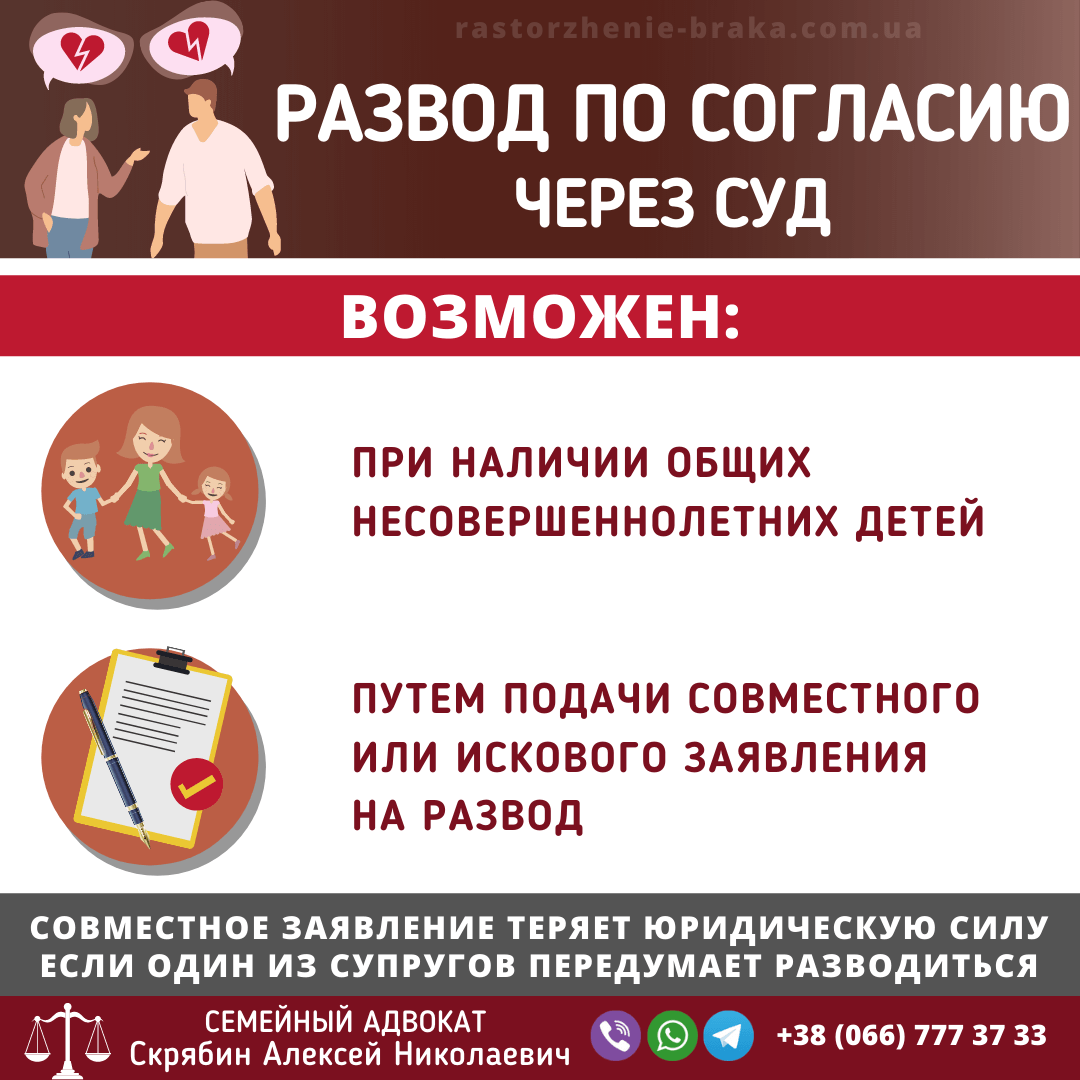 Развод по согласию через суд